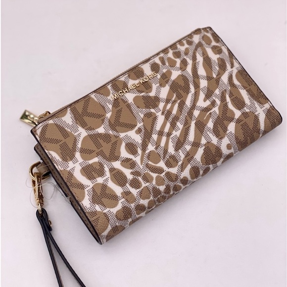 Michael Kors DoubleZip Wallet Wristlet Phone Case - Picture 3 of 9